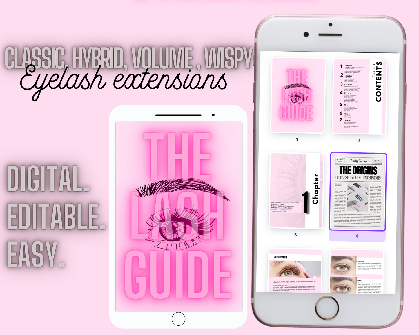 The Lash Guide- Classic, Hybrid & Volume Training Manual